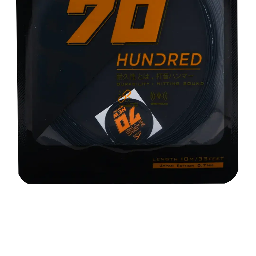 Hundred 70 X Pro Badminton String HBAA-3M016-2 String (Packs) Hundred