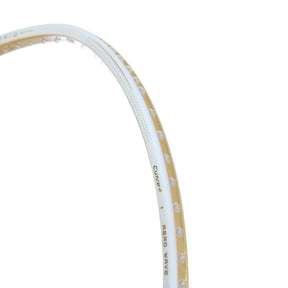 Hundred Ioniq 100 4U Badminton Racket - White/Gold