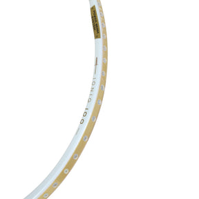 Hundred Ioniq 100 4U Badminton Racket - White/Gold