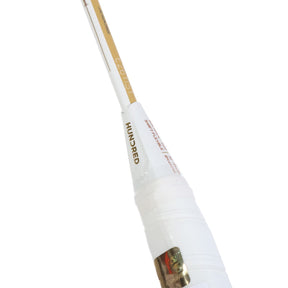 Hundred Ioniq 100 4U Badminton Racket - White/Gold
