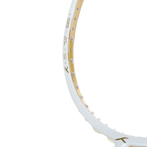Hundred Ioniq 100 4U Badminton Racket - White/Gold