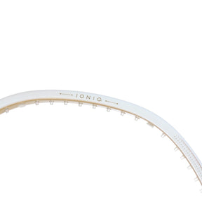 Hundred Ioniq 100 4U Badminton Racket - White/Gold