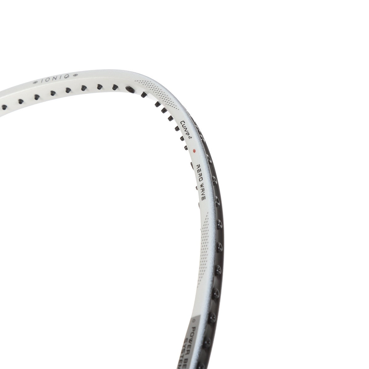 Hundred Ioniq 80 4U Badminton Racket - White/Black