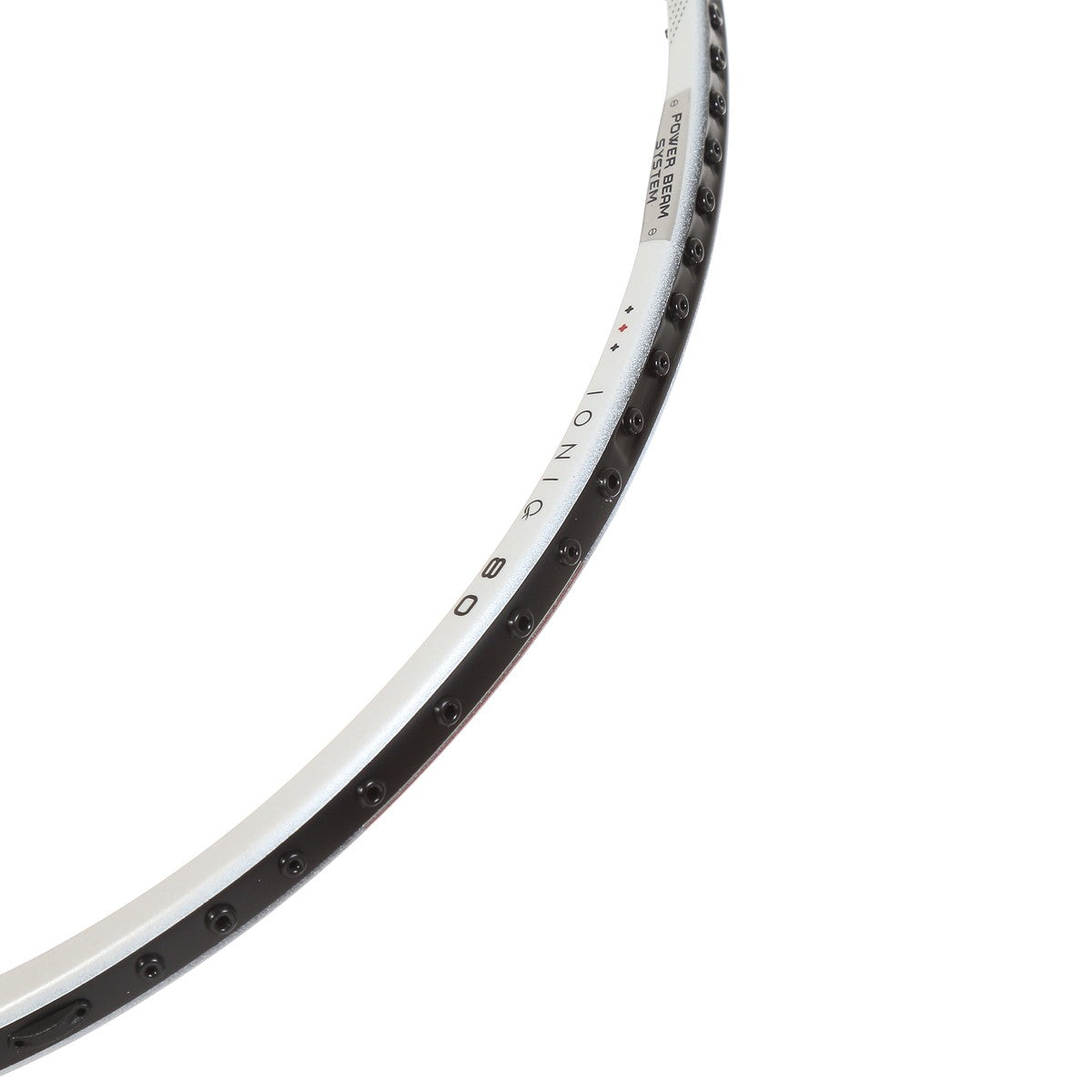 Hundred Ioniq 80 4U Badminton Racket - White/Black