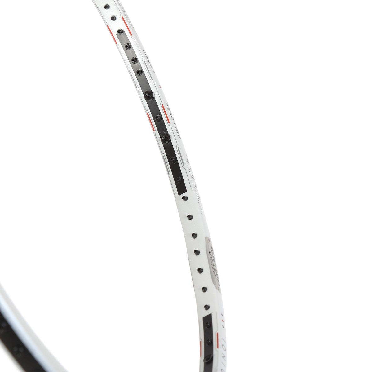 Hundred Ioniq 80 4U Badminton Racket - White/Black