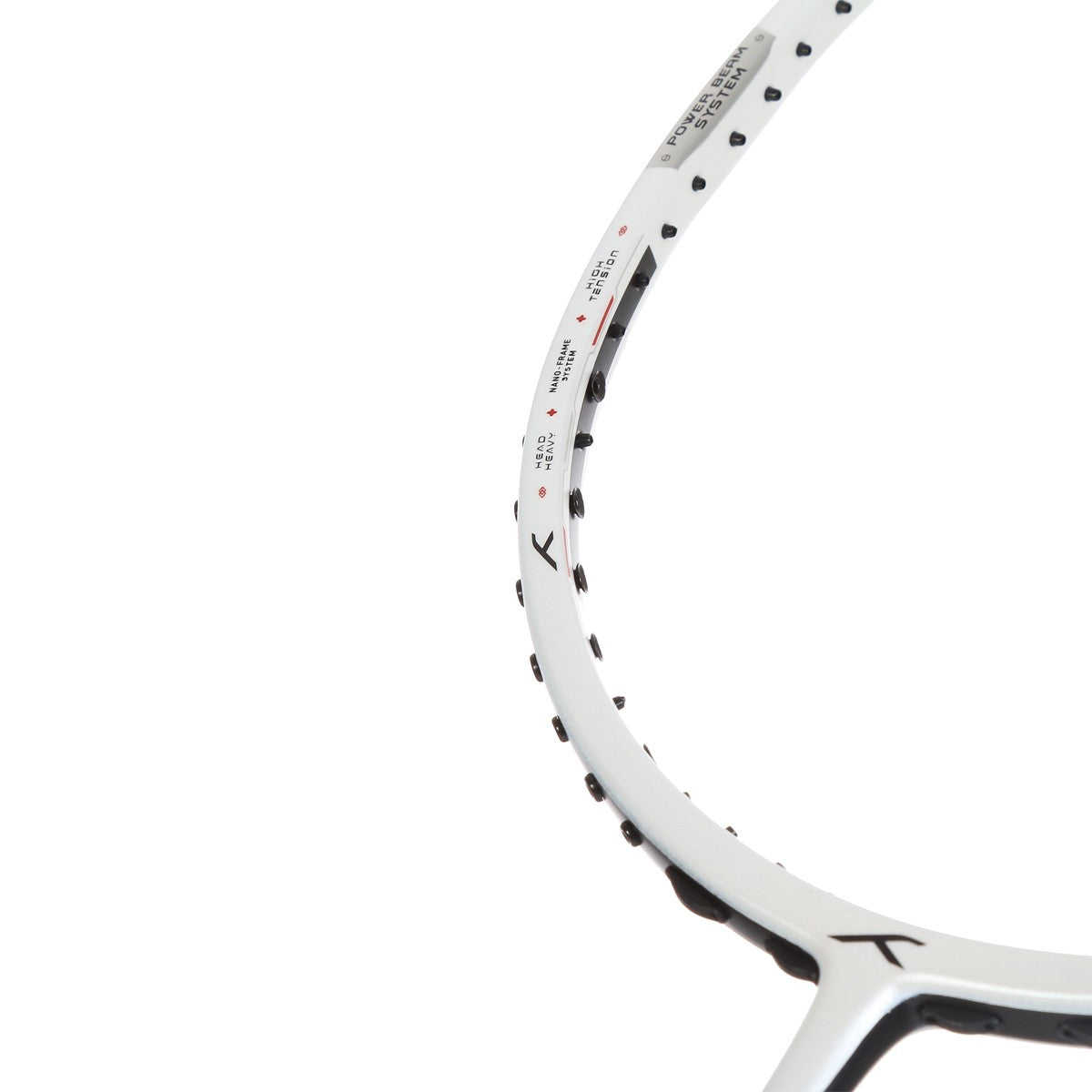 Hundred Ioniq 80 4U Badminton Racket - White/Black