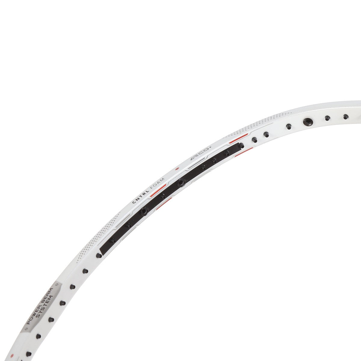 Hundred Ioniq 80 4U Badminton Racket - White/Black