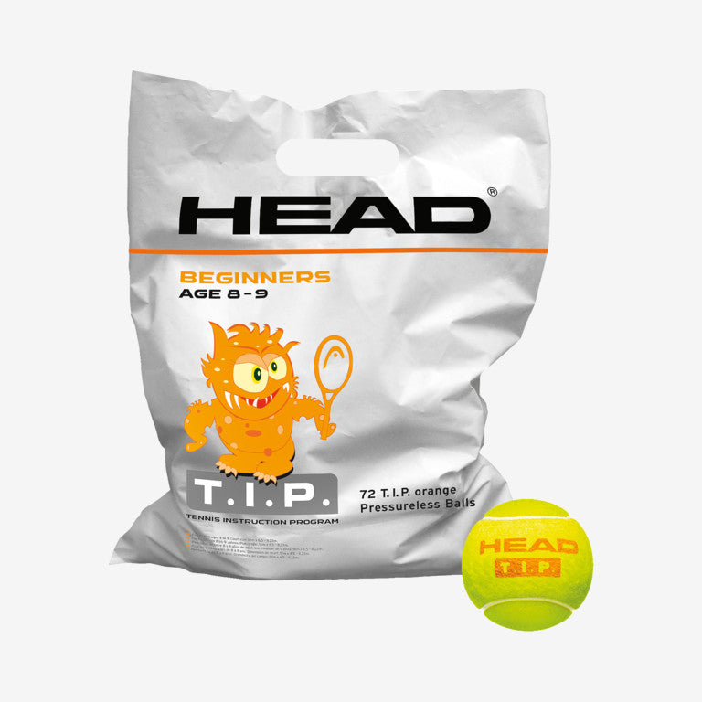Head TIP ORANGE TENNIS 72 BALL 578270 1 POLYBAG One Size ORANGE Tennis Balls Head