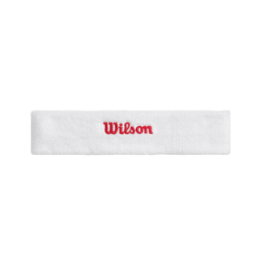 Wilson Terry Logo Headband (Unisex) - Green Bright White Infrared One Size Accessories Wilson