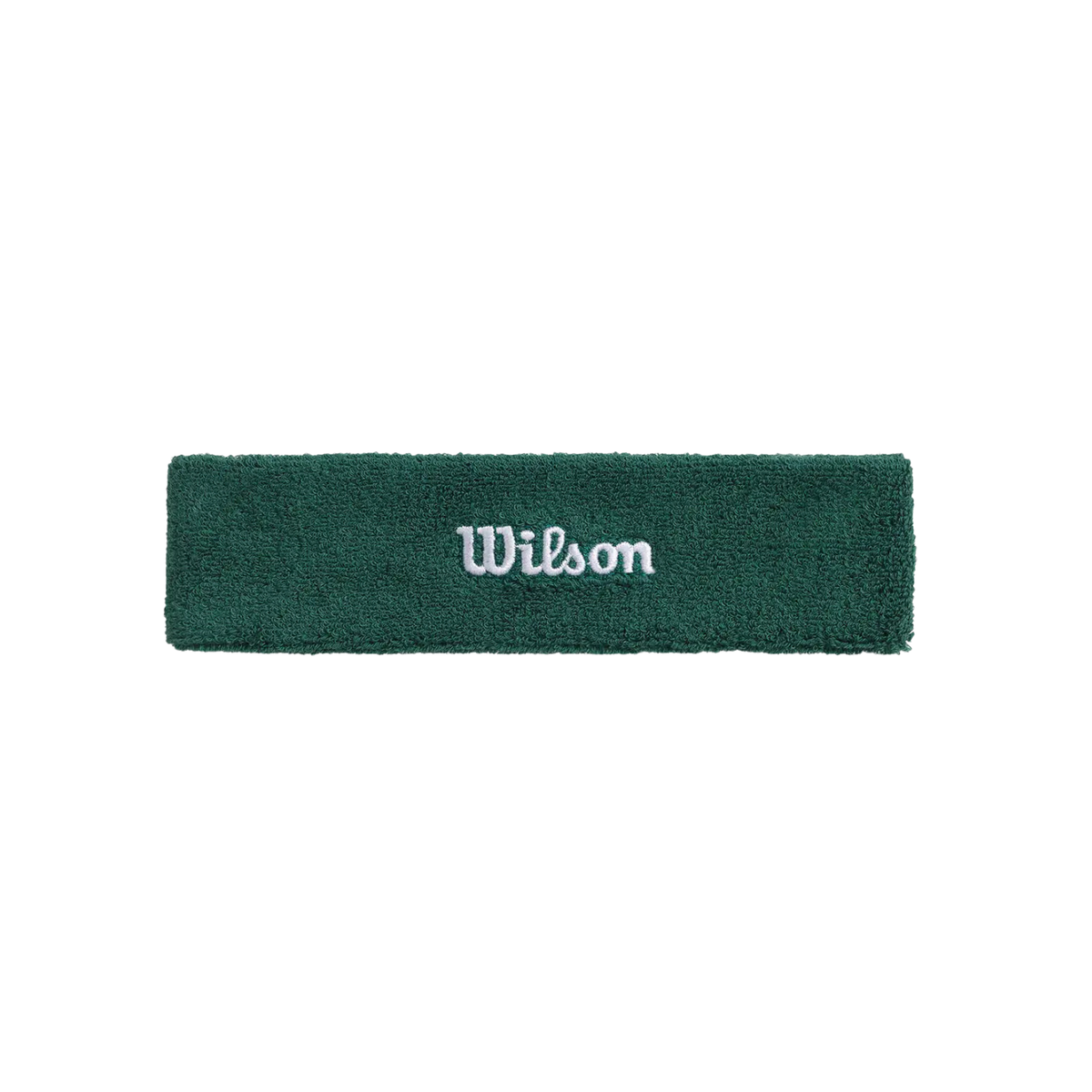 Wilson Terry Logo Headband (Unisex) - Green Field Green One Size Accessories Wilson