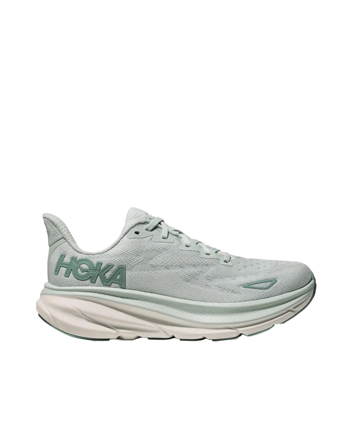 Hoka Clifton 9 Running Shoes Women - Droplet Grey/Druzy