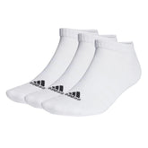 Adidas Cushioned Low Cut Socks 3Pk HT3434 White Black Clothing Adidas