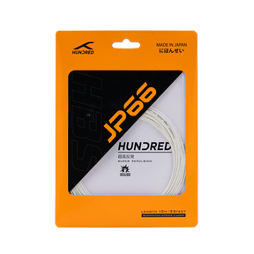 Hundred JP66 Badminton String Set - Ice White (HBAA-2M156-2) Badminton String Hundred