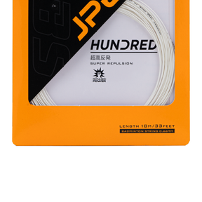 Hundred JP66 Badminton String Set - Ice White (HBAA-2M156-2) Badminton String Hundred