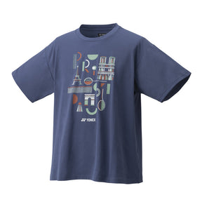 Yonex YOB23201J Paris 2024 T-Shirt Junior - Blueberry Blueberry JM (J130) Clothing Yonex