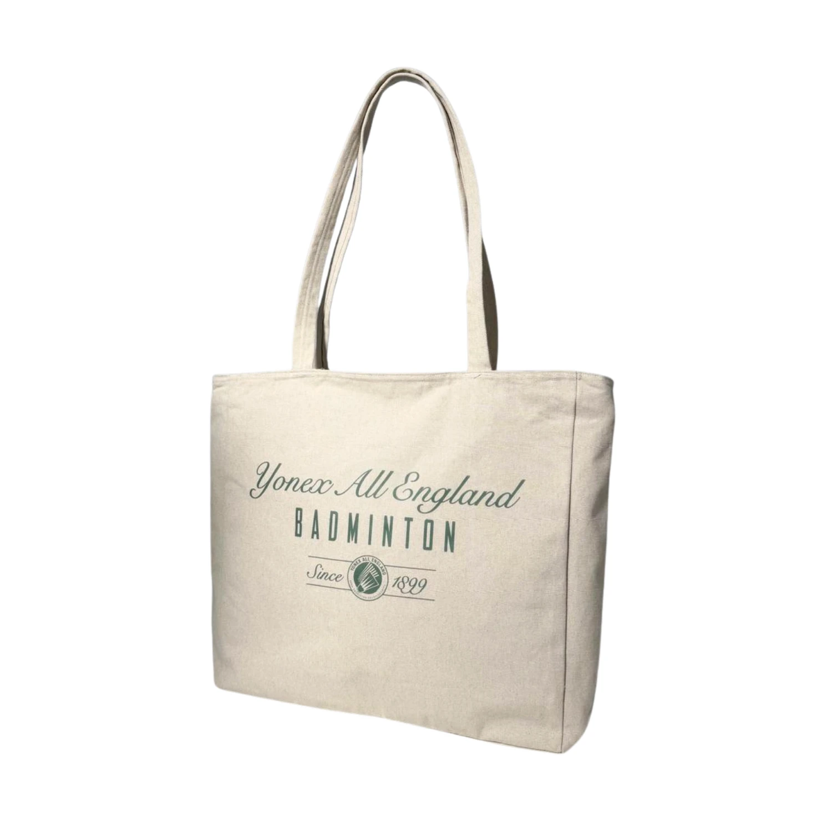 Yonex All England 1899 Luxury Zip-Top Tote Bag Oatmeal One Size Accessories Yonex
