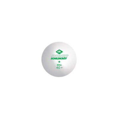 Donic-Schildkort 1-Star White Elite Table Tennis Ball (3pcs) White One Size Table Tennis Ball Donic-Schildkroet