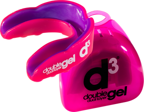 D3 Double Gel Mouthguard PINK PURPLE Accessories D3