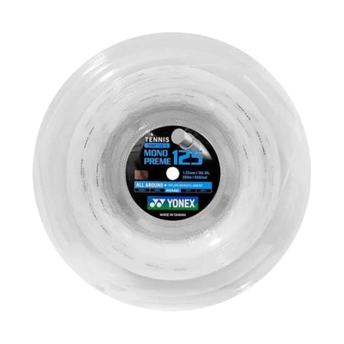 Yonex Monopreme 1.25mm Tennis String Reel (200m)
