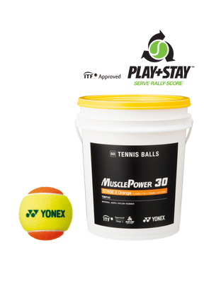 Yonex Junior Stage 2 Orange Tennis Ball 60 Tub TMP-30 Tennis Balls Yonex
