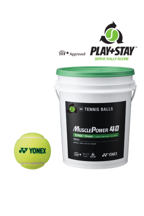 Yonex Junior Stage 1 Green Tennis Ball 60 Tub TMP-40 Tennis Balls Yonex