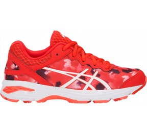 ASICS GEL-NETBURNER Professional GS - Fiery Red/White Netball Shoes Asics
