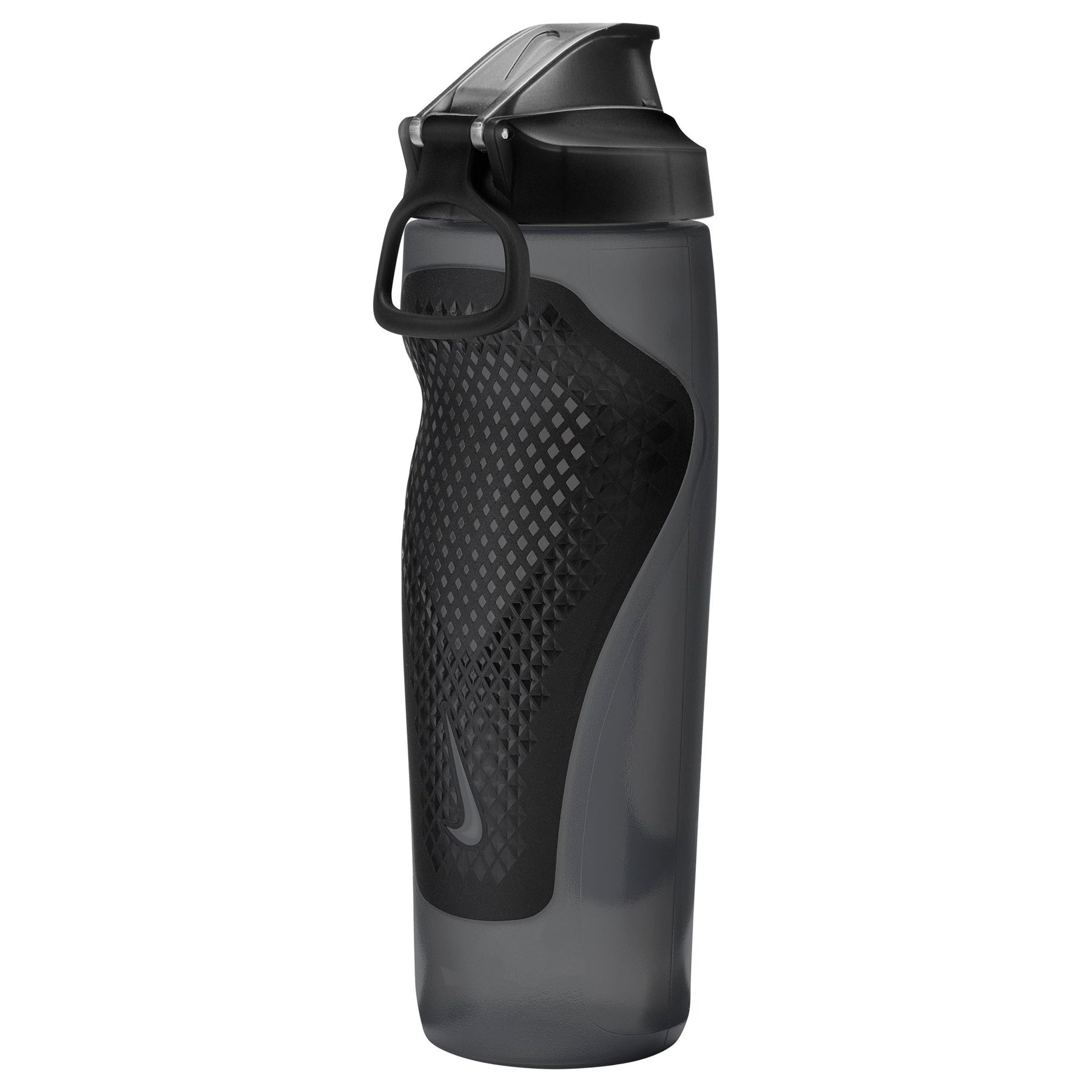 Nike Refuel Bottle Locking Lid 24oz - Black/Silver Accessories Nike