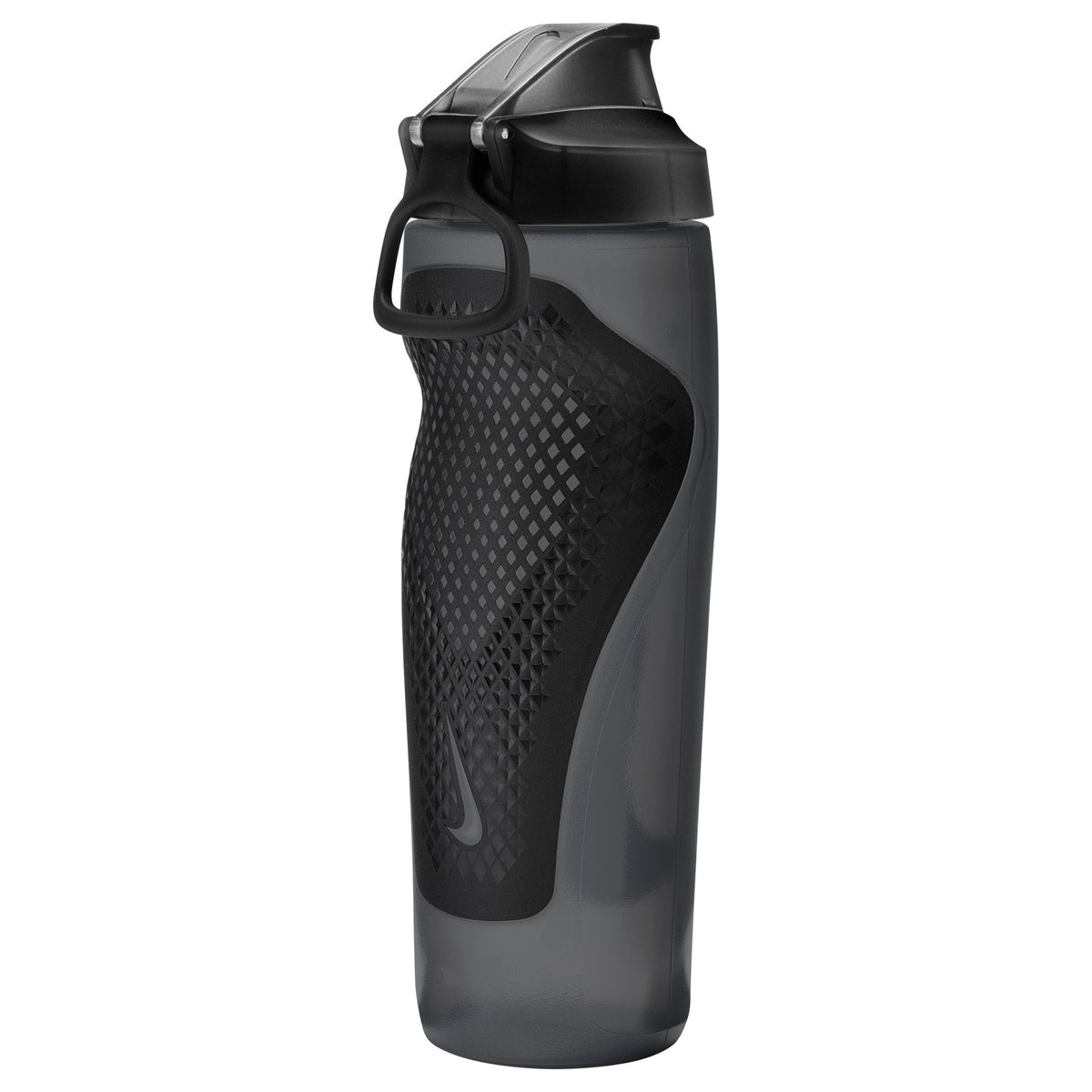 Nike Refuel Bottle Locking Lid 24oz - Black/Silver Accessories Nike