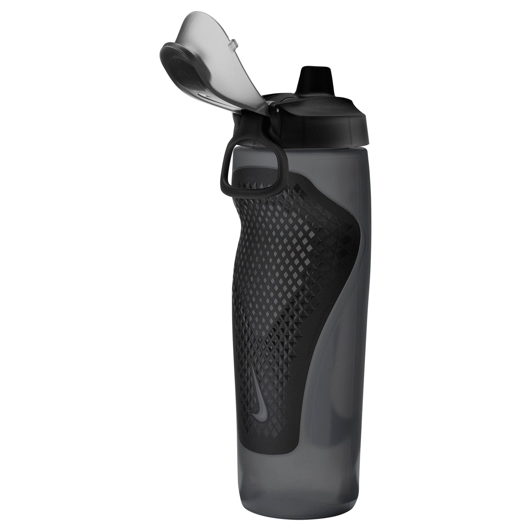 Nike Refuel Bottle Locking Lid 24oz - Black/Silver Accessories Nike