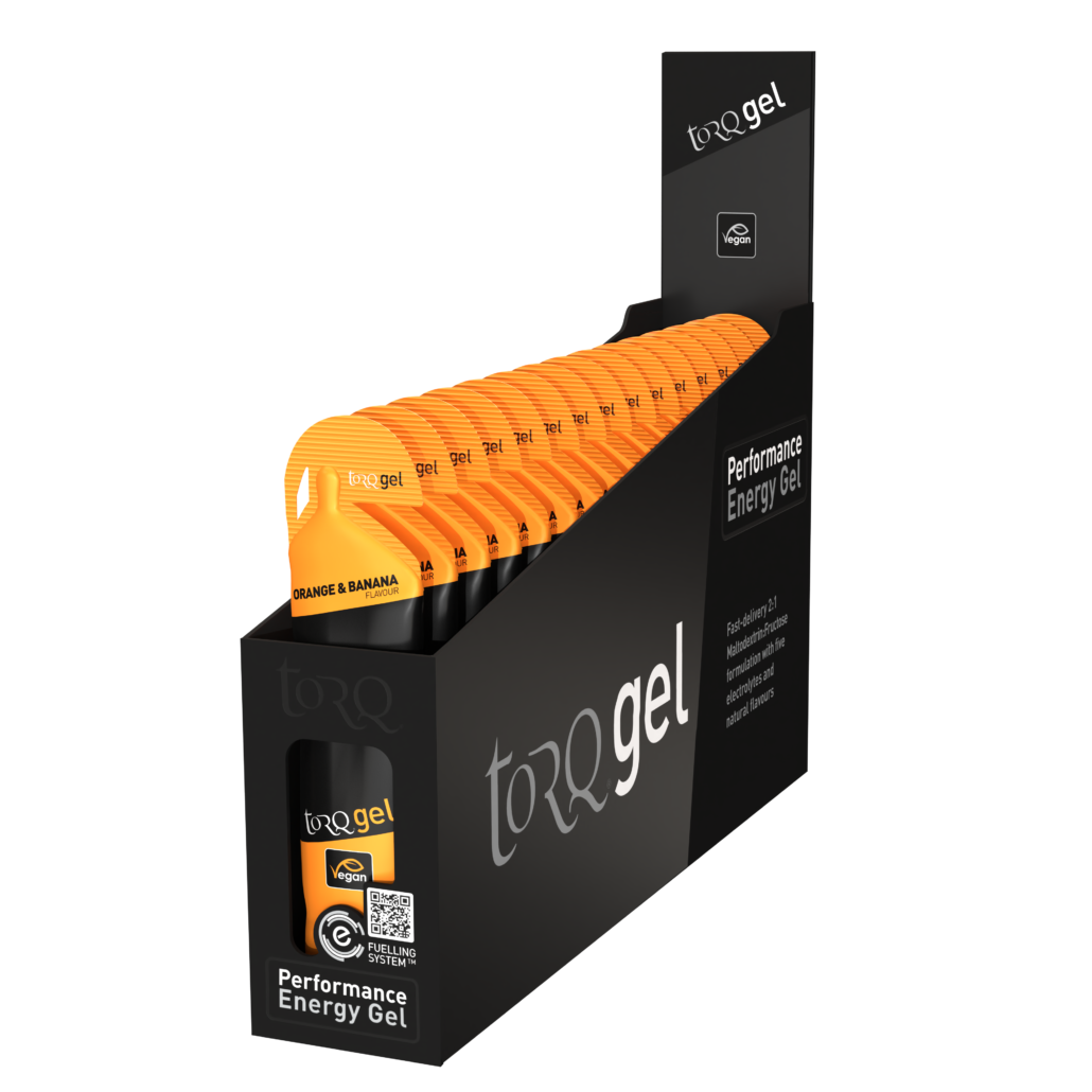 TORQ Energy Gel - Orange & Banana (Box of 15 x 45g) Nutrition Torq