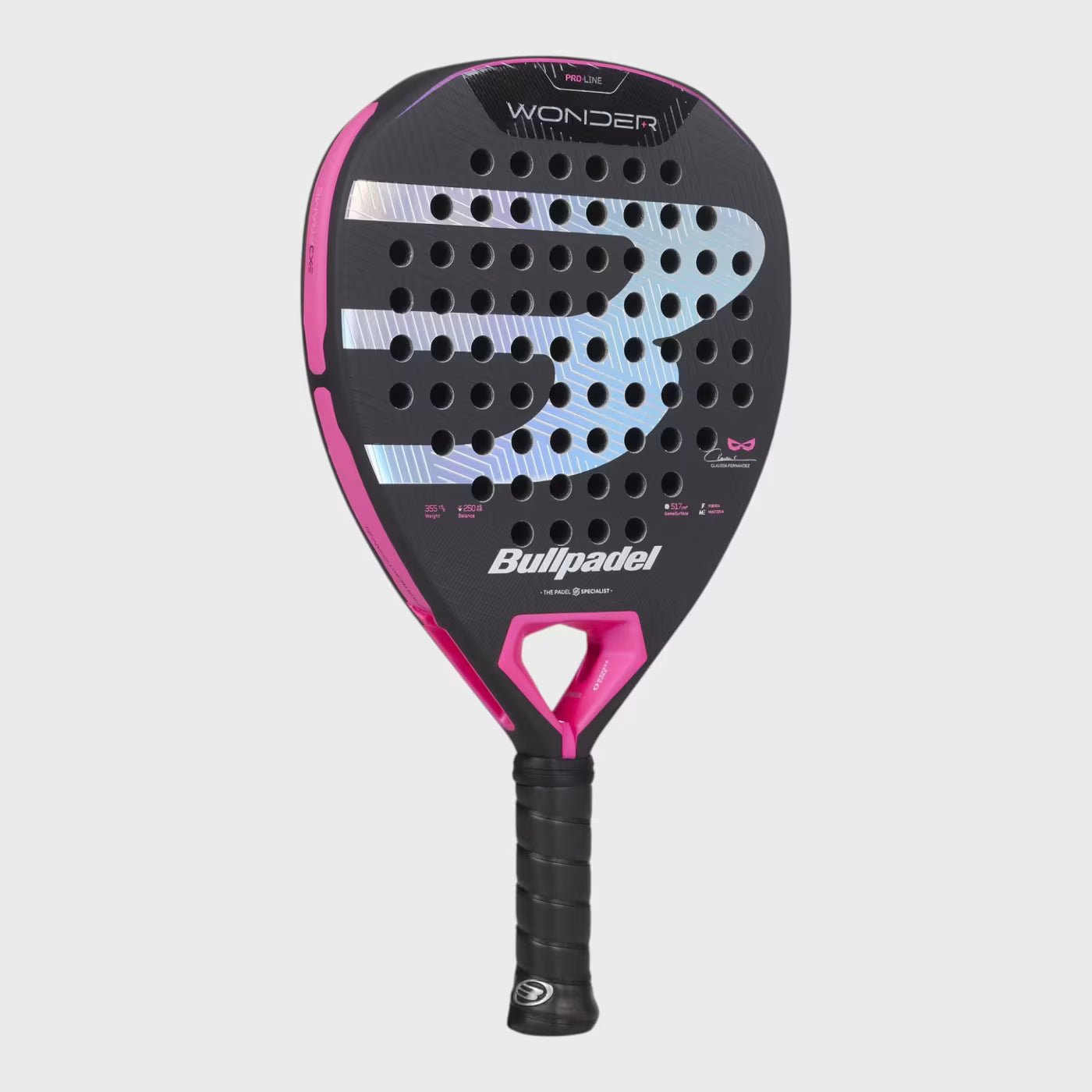 Bullpadel Wonder 27 Padel Racket - Black DQ92