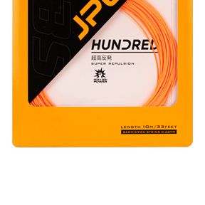 Hundred JP66 Badminton String Set - Popsicle Orange (HBAA-2M156-5) Badminton String Hundred