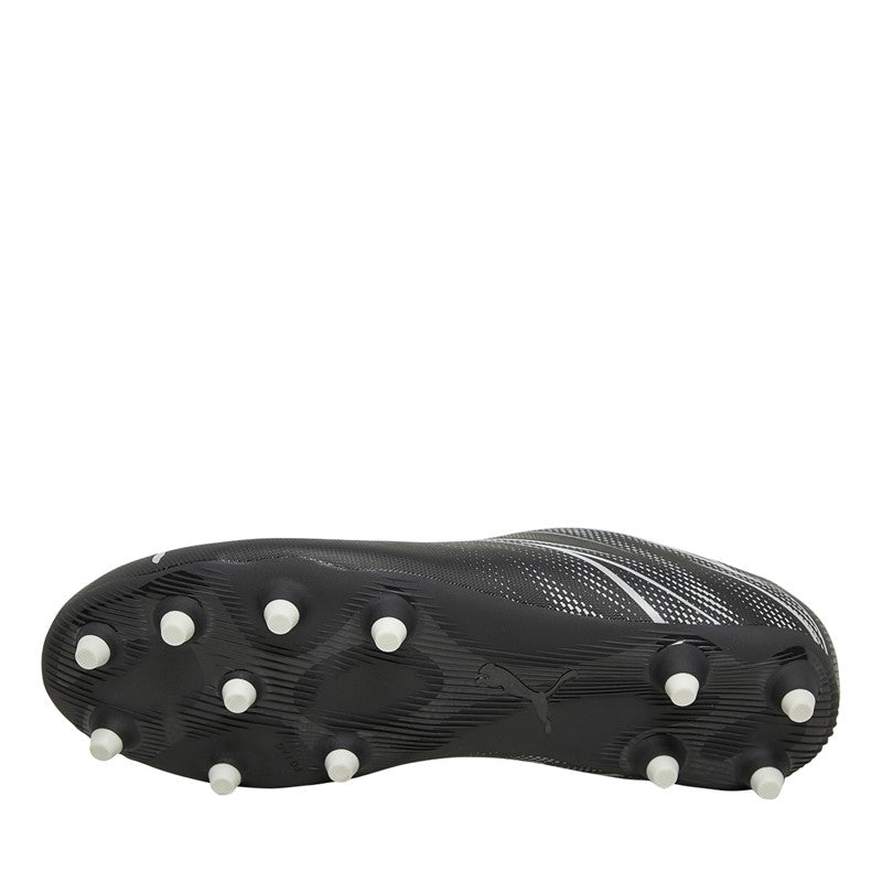 Puma Attacanto FG/AG Football Boots Junior - Puma Black/Silver/Blue