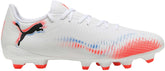 Puma Future 8 Play FG/AG Football Boots Junior - Puma White/Red Puma White Puma Black Glowing Red shoes Puma