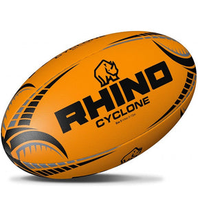 Rhino Cyclone Rugby Training Ball Fluo Orange Rugby Training Ball Rhino
