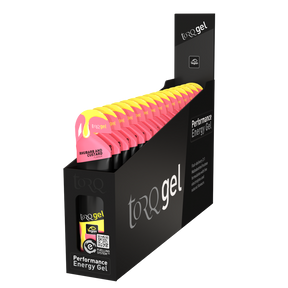 TORQ Energy Gel - Rhubarb & Custard (Box of 15 x 45g) Nutrition Torq