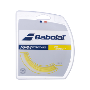 Babolat RPM Hurricane 1.30mm Tennis String Set (12m) - Yellow 1.30mm 12m YELLOW String (Packs) Babolat