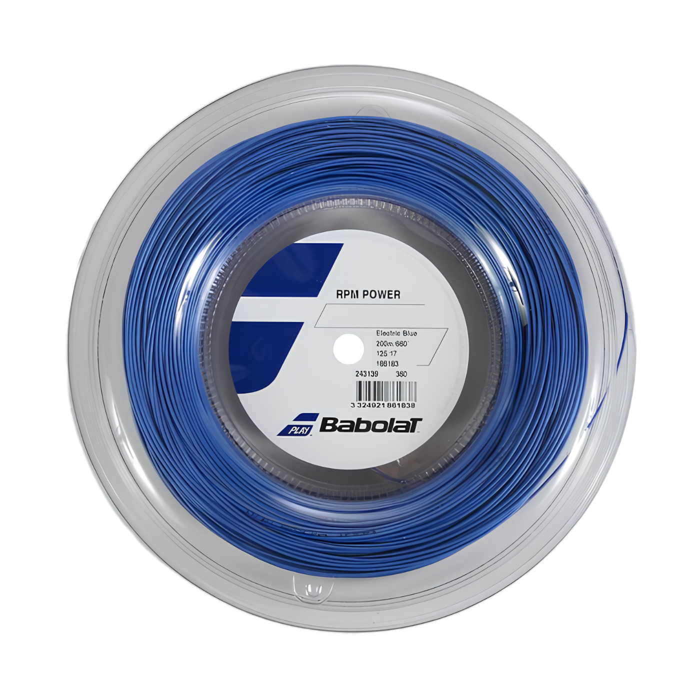 Babolat RPM Power 1.25mm Tennis String Reel 200m - Electric Blue Electric Blue String (Reel) Babolat