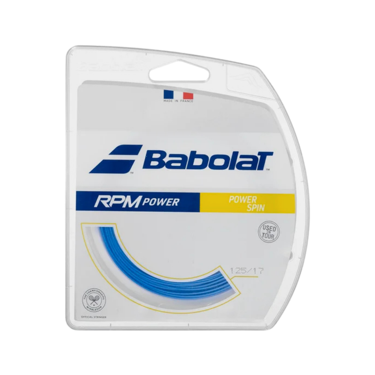 Babolat RPM Power 1.25mm Tennis String Set (12m) - Electric Blue Electric Blue 1.25mm 12m String (Packs) Babolat