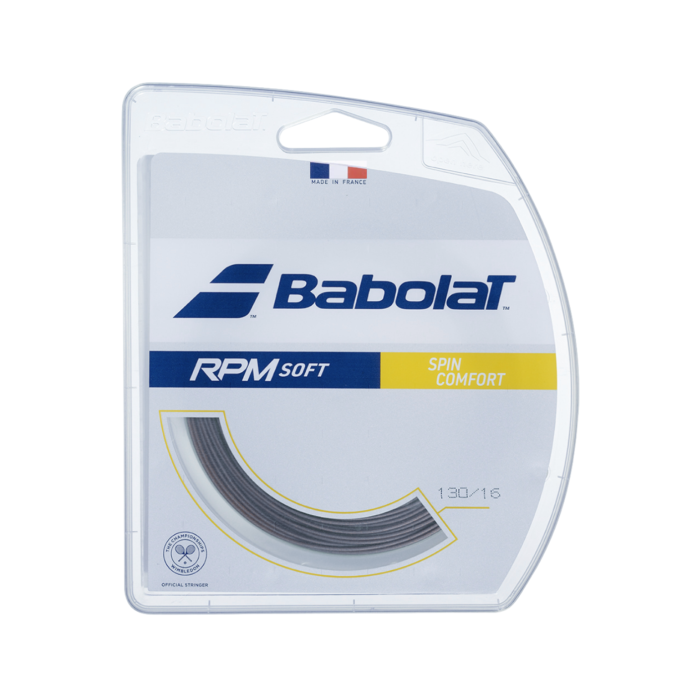 Babolat RPM Soft 1.30mm Tennis String Set (12m) - Grey 1.30mm 12m Grey String (Packs) Babolat
