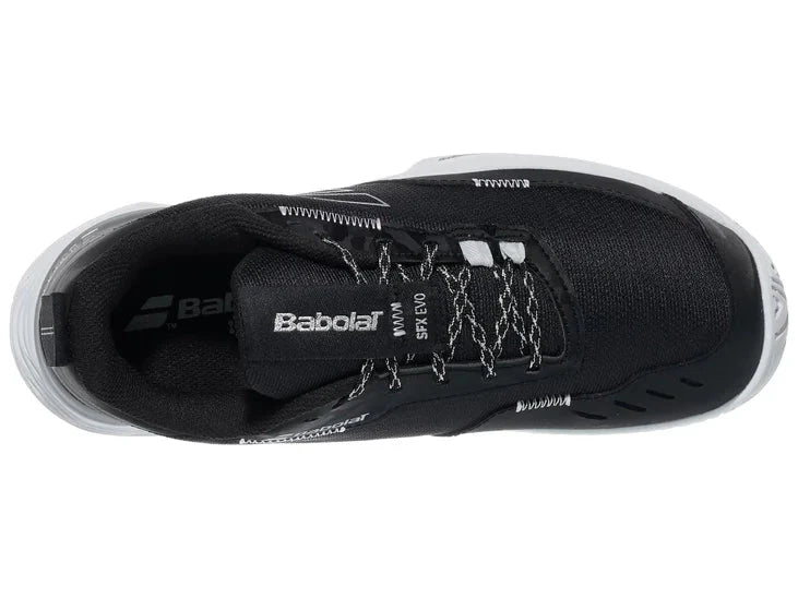 Babolat SFX Evo All Court Tennis Shoes Women (3A1S25A556) - Black/Silver Tennis Shoes Babolat