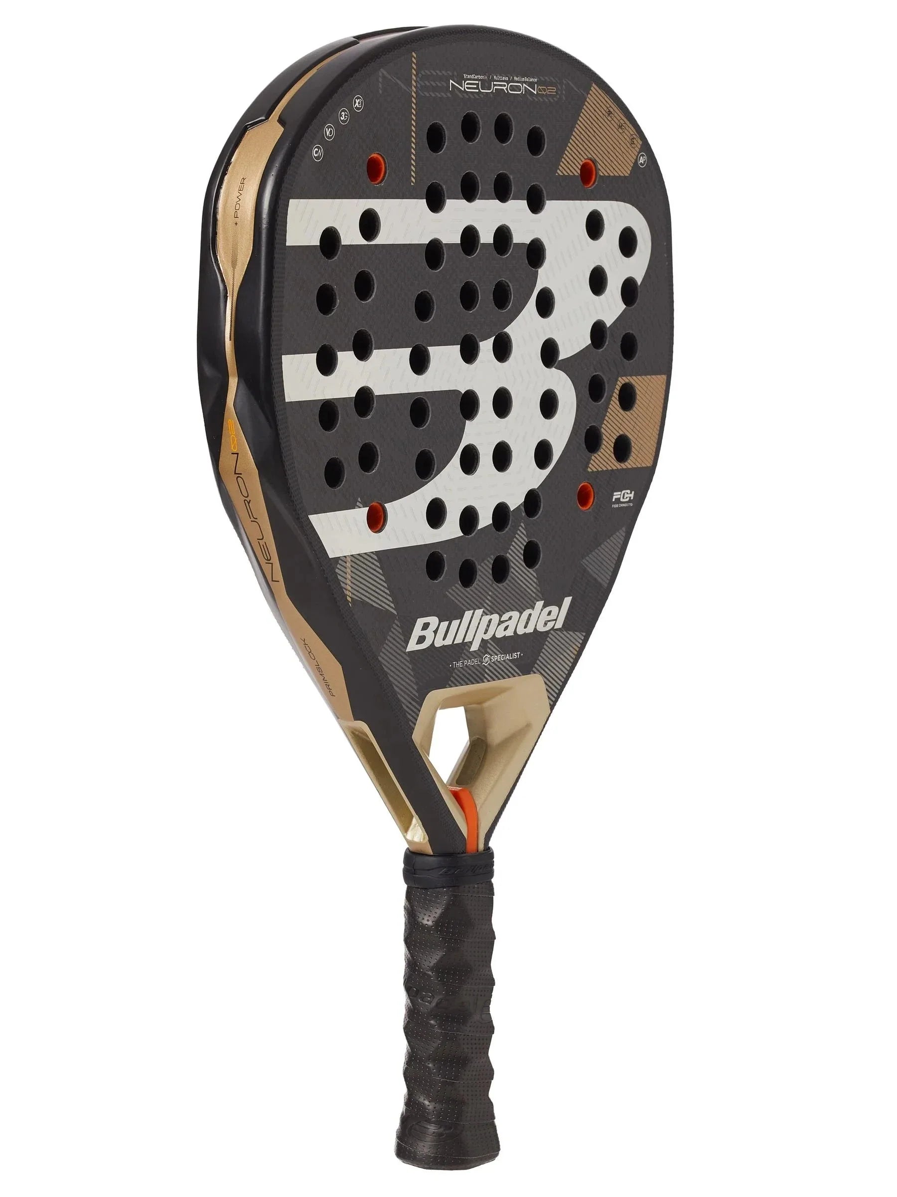 Bullpadel Neuron 02 2026 Padel Racket - Grey Padel BullPadel