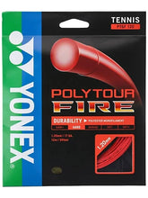 Yonex Polytour Fire 17 1.20mm Tennis String, Red