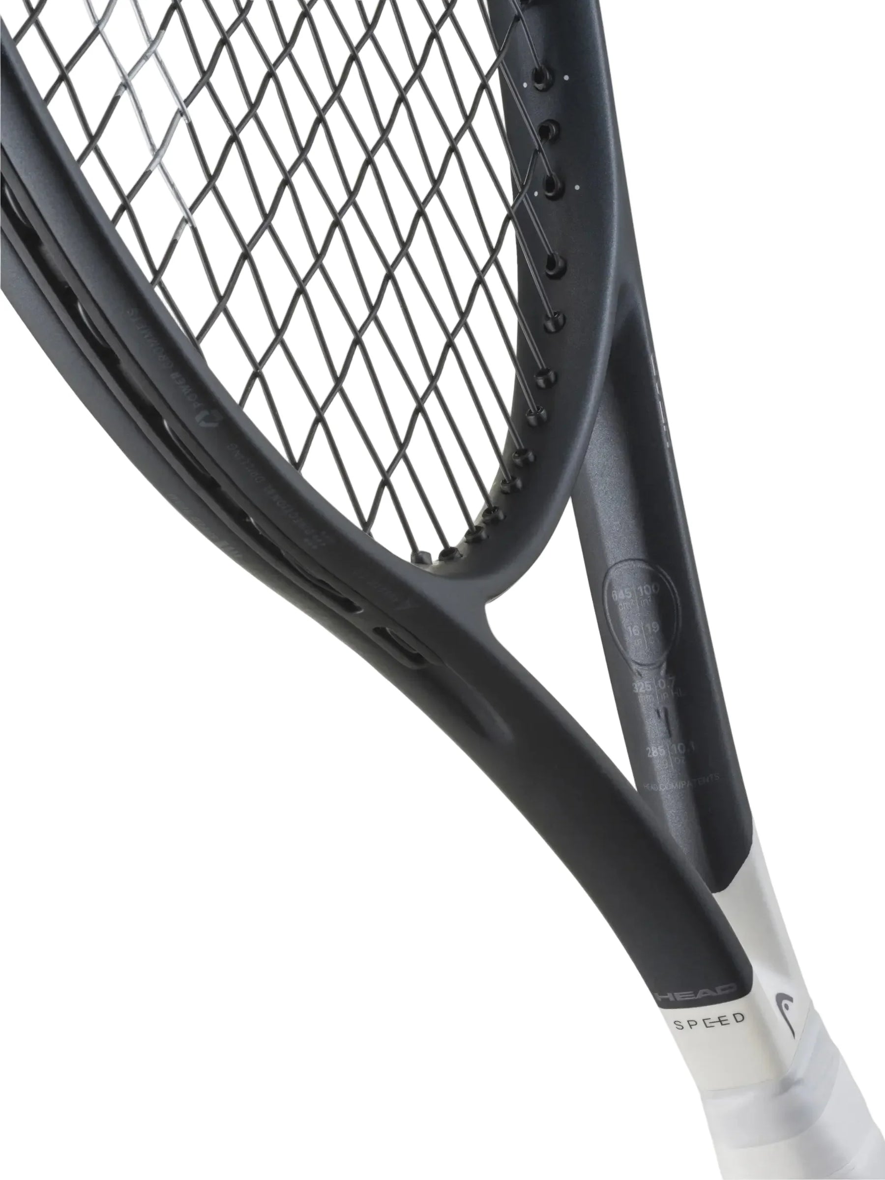 Demo Head Speed MP L 2026 Tennis Racquet Strung - Black/White Demo Tennis Head