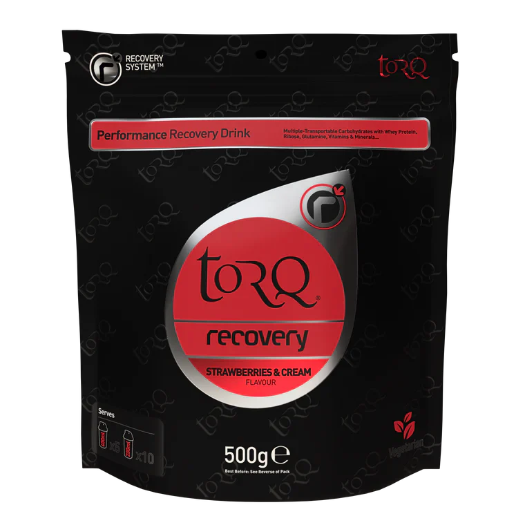Torq Recovery Drink 500g - Strawberry and Cream Strawberry & Cream 500 g Nutrition Torq