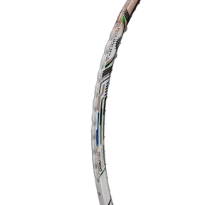 Hundred T-Fusion 800 Zoom 5U Badminton Racket - White/Gold Badminton Rackets Hundred