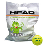 Head TIP Green Tennis 72 Ball 578280 1 Polybag GREEN One Size Tennis Balls Head