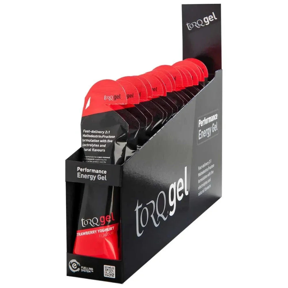 TORQ Energy Gel - Strawberry Yoghurt (Box of 15 x 45g) Nutrition Torq