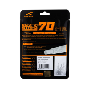 Hundred 70 X Pro Badminton String Set - Blue