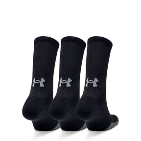 UA Heatgear Crew Sock 1346751 001 BLACK M